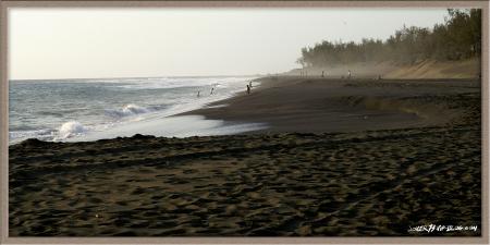 plage d'etang salee